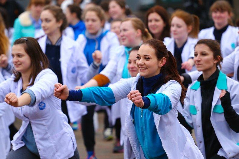 молодежный флешмоб в честь Всемирного Дня здоровья